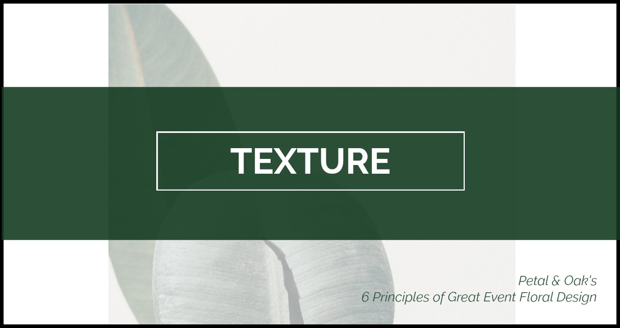 Principle #5 Texture